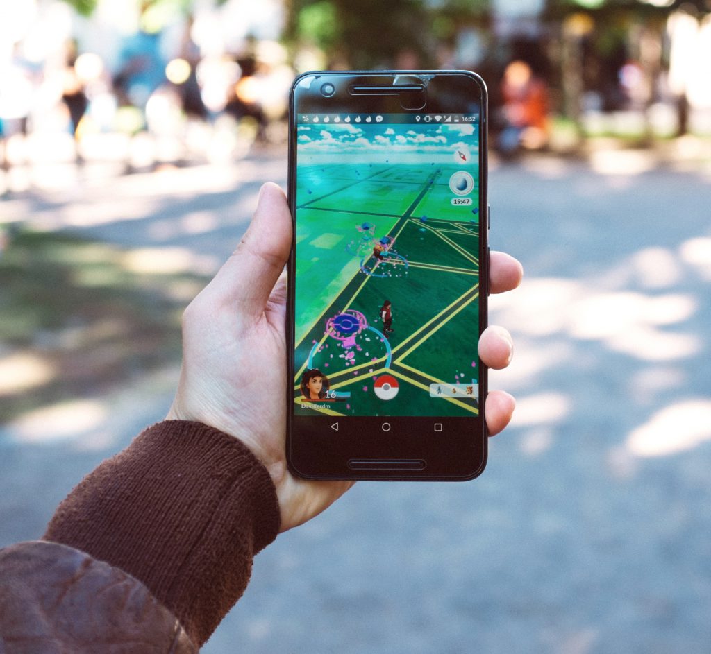 Pokemon Go on Android smartphone