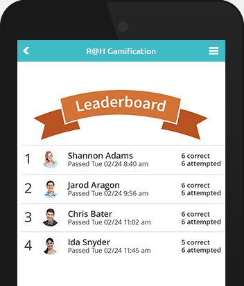 Gamification is part of our event management platform