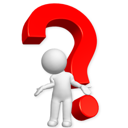 Man with question