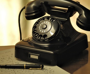Old telephone